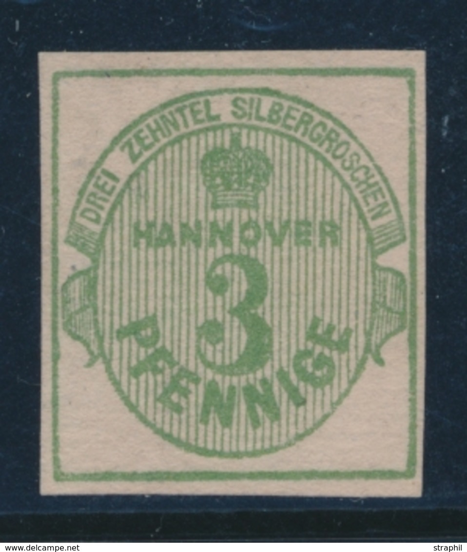 (*) HANOVRE - (*) - N°15 - 3p Vert S/ Jaune  - TB - Hanovre