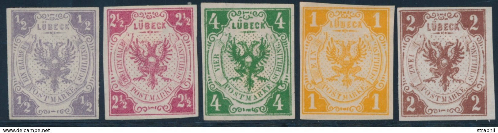 (*) LUBECK - (*) - N°3/7 - Les 5 Val. - TB - Lubeck