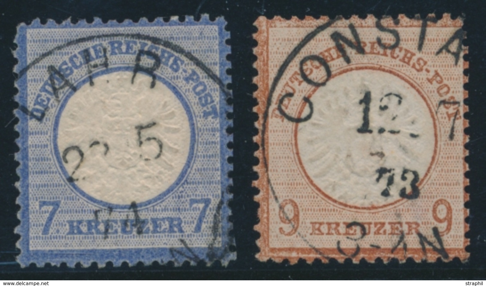 O ALLEMAGNE - EMPIRE  - O - N°23/24 - Les 2 Val. - Ex. Choisis- TB - Used Stamps