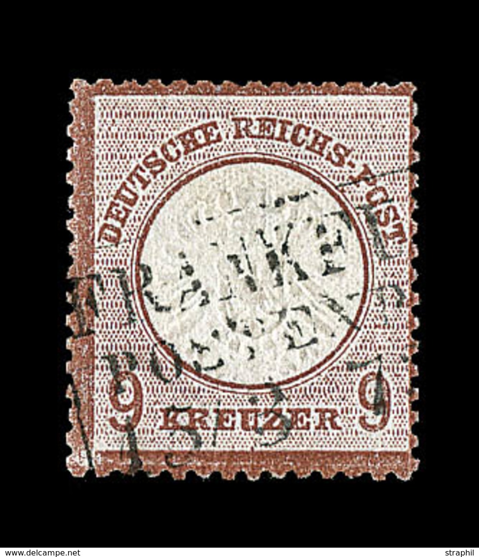 O ALLEMAGNE - EMPIRE  - O - N°24a - 9k. Brun Lilas - TB - Used Stamps