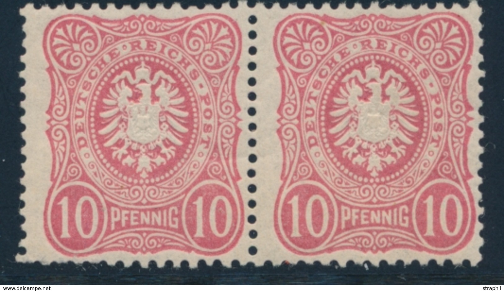 ** ALLEMAGNE - EMPIRE  - ** - N°38 - 10p. Rouge - TB - Used Stamps