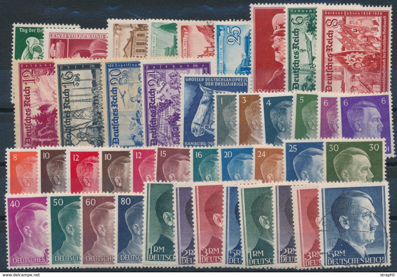 ** ALLEMAGNE - IIIEME REICH - ** - N°686/91, 696/703, 705/26, + 723a Et 726a (n°690 Et 726a Obl.) - TB - Unused Stamps