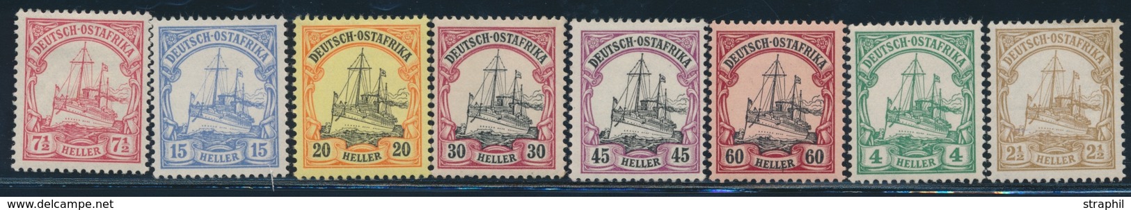 * COL. ALLEMANDES - AFRIQUE ORIENTALE - * - N°22/29 - TB - German East Africa