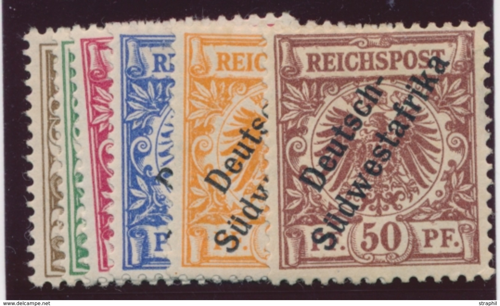 * COL. ALLEMANDES - AFRIQUEDU SUD-OUEST - * - N°7/12 - B/TB - German South West Africa