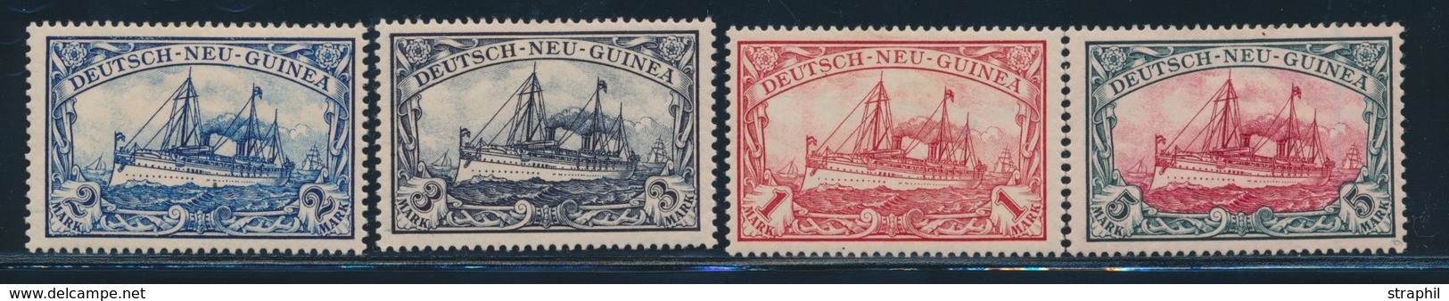 * NOUVELLE GUINEE - * - N°16/19 - Rousseurs - German New Guinea