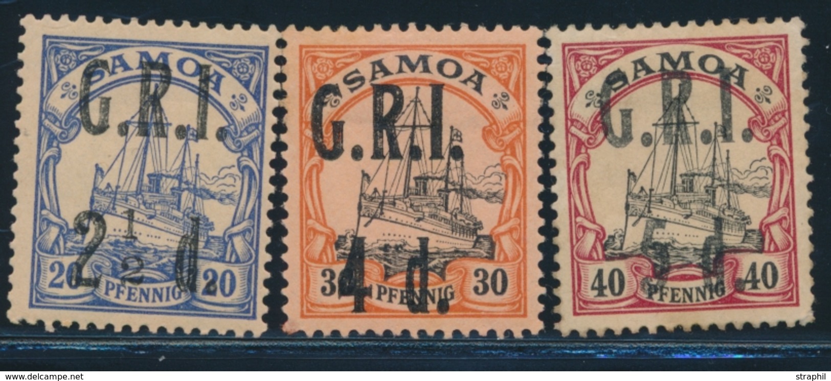 * SAMOA - * - N°62, 64/5 - B/TB - Samoa