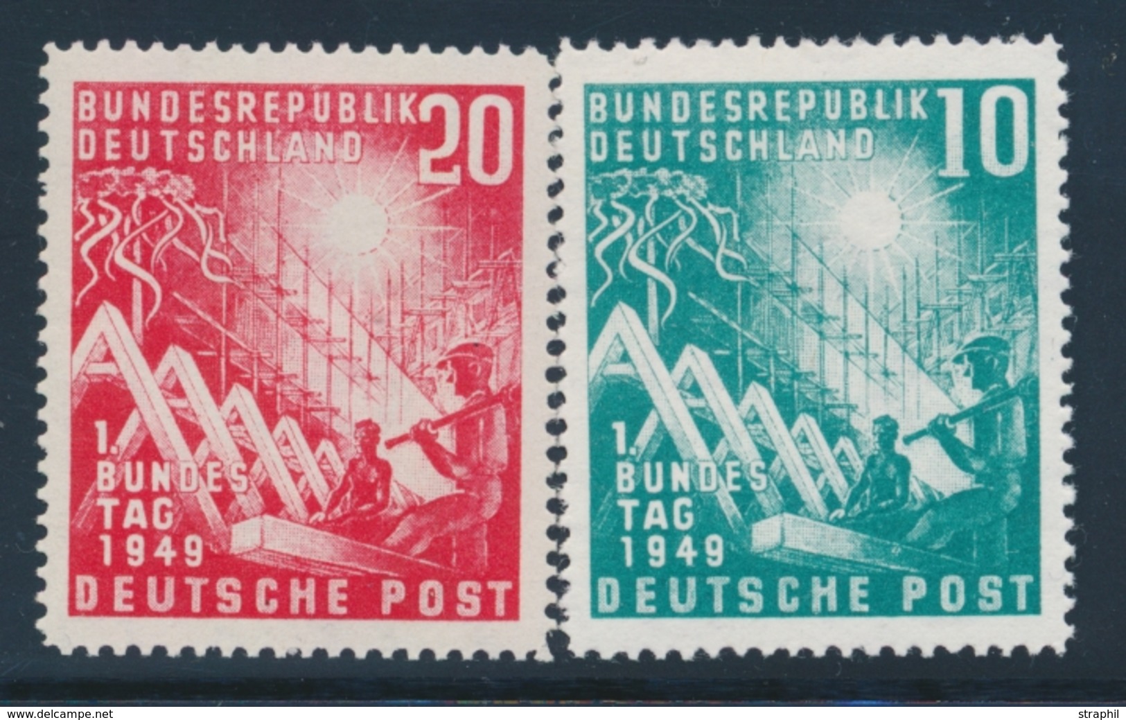 ** REPUBLIQUE FEDERALE (R.F.A.) - ** - N°1/2 - TB - Unused Stamps