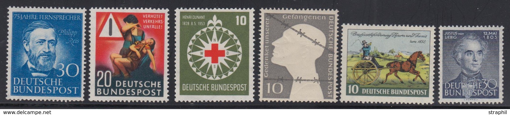 ** REPUBLIQUE FEDERALE (R.F.A.) - ** - N°46/50, 52 - TB - Unused Stamps