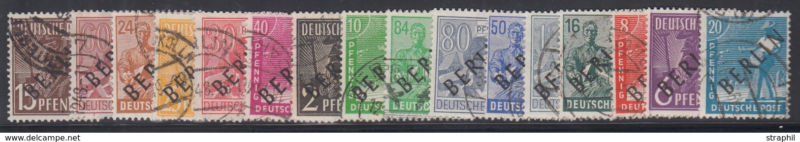 O BERLIN - O - N°1A/16A - TB - Used Stamps