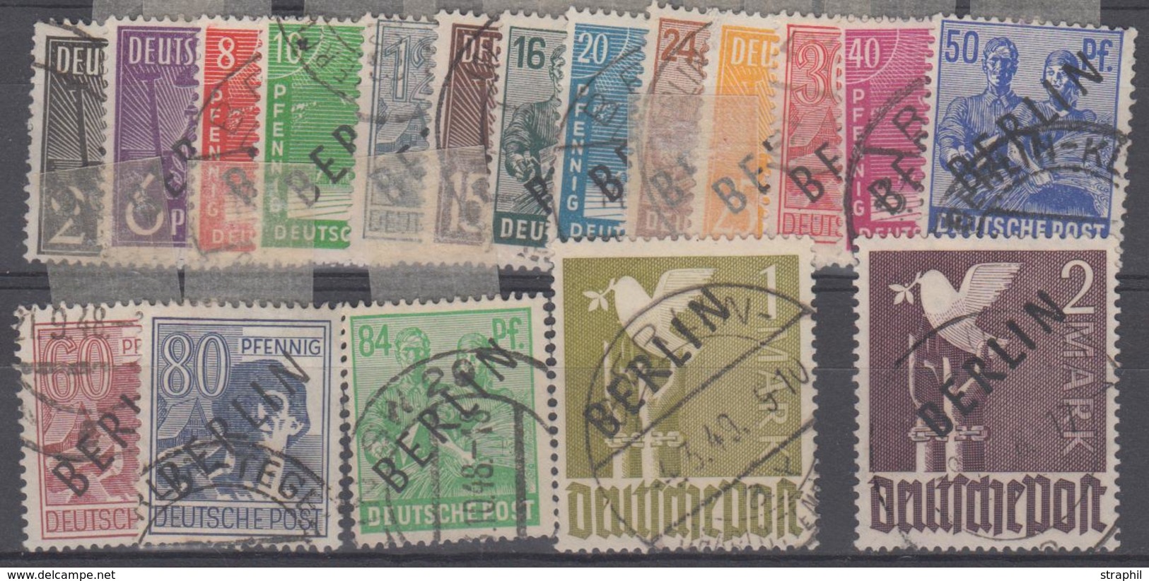 O BERLIN - O - N°1A/18A - Les 18 Val. - TB - Used Stamps