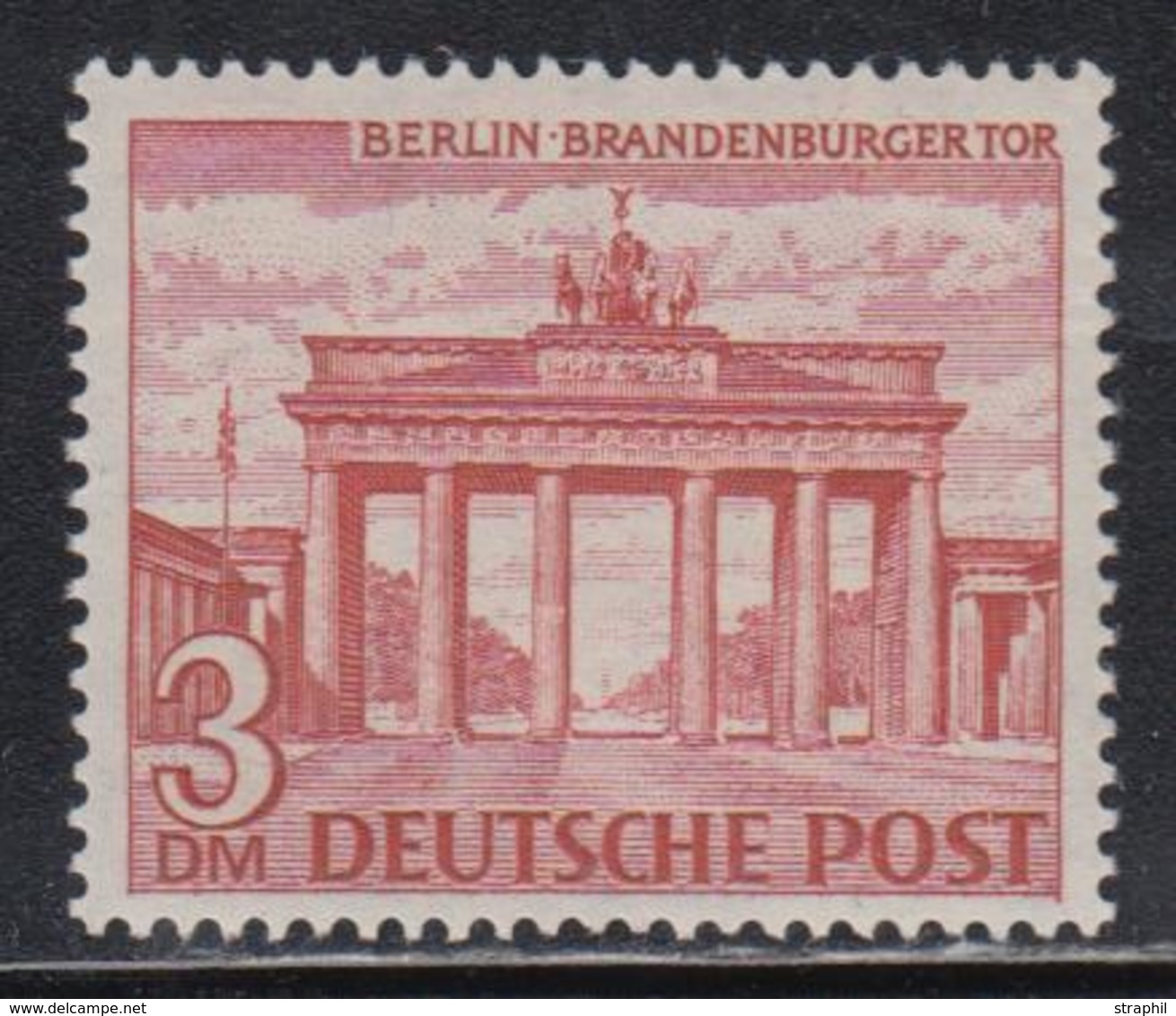 ** BERLIN - ** - N°45 - 3DM Rouge Brun - TB - Used Stamps