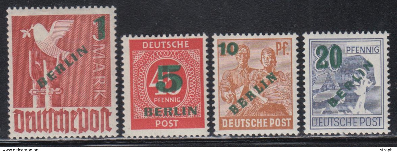 ** BERLIN - ** - N°47/50 - La Série De 4 Val. - TB - Used Stamps