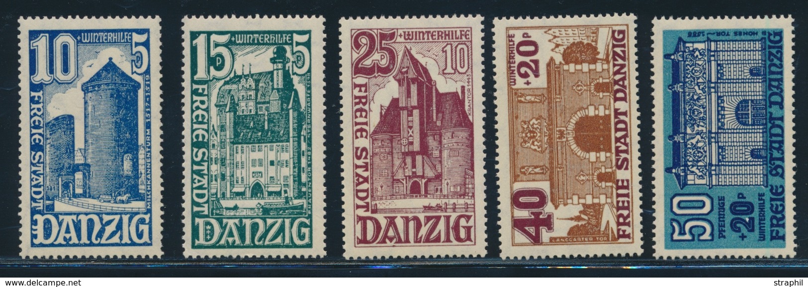 ** DANTZIG - ** - N°221/25 - Secours D'Hiver - TB - Other & Unclassified