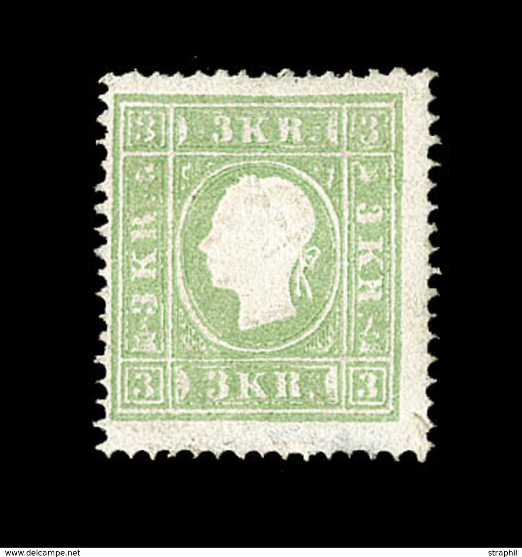 * AUTRICHE - * - N°13 - 3K Vert - TB - Unused Stamps