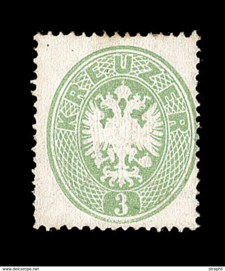 * AUTRICHE - * - N°23 - 3K Vert Signé - TB - Unused Stamps