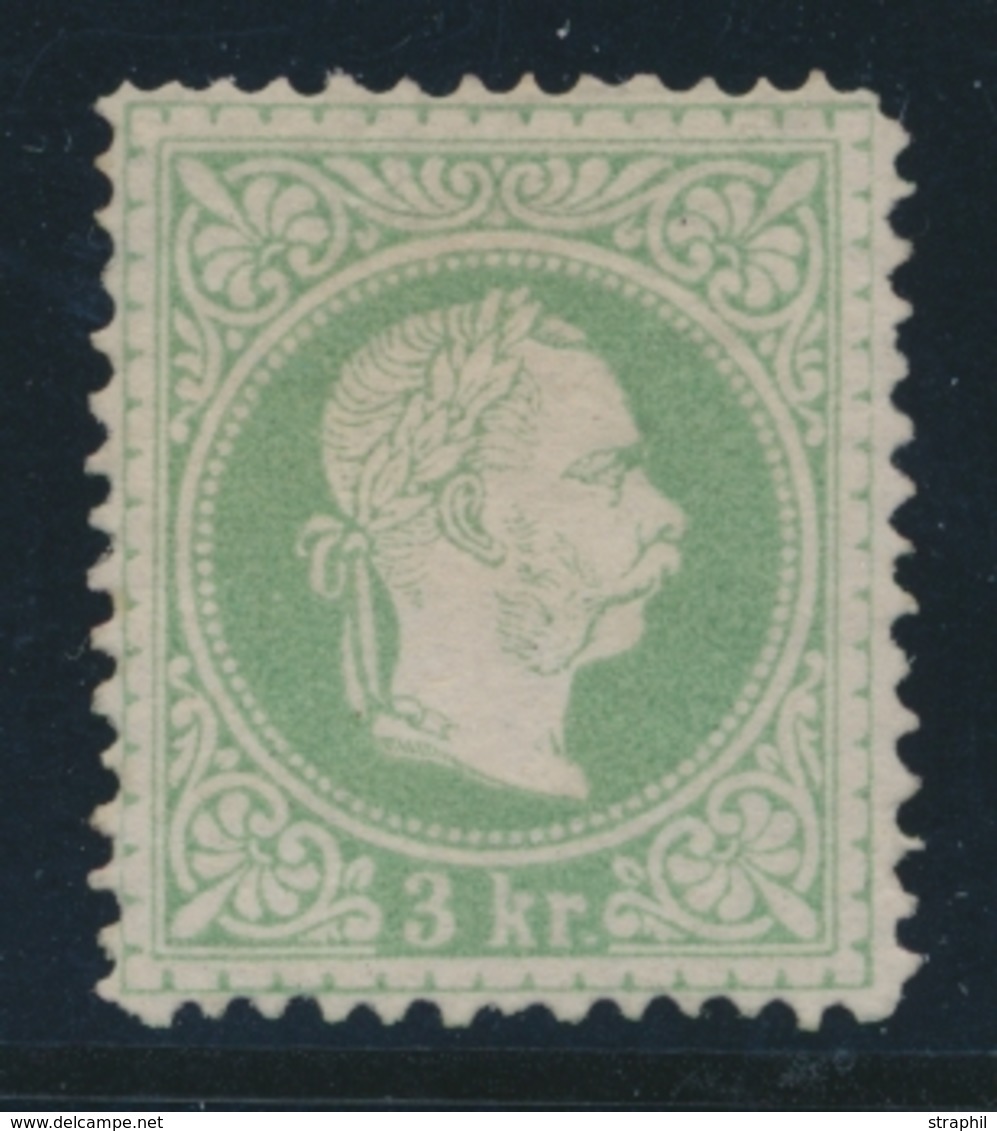* AUTRICHE - * - N°33A - 3 K Vert - Dentelé 15 - TB - Unused Stamps