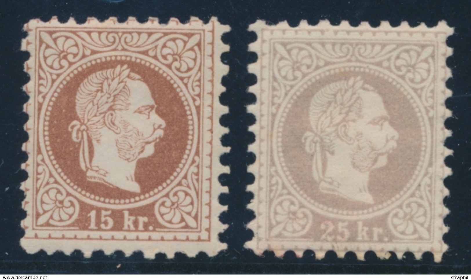 * AUTRICHE - * - N°37/38 - Les 2 Val. - TB - Unused Stamps