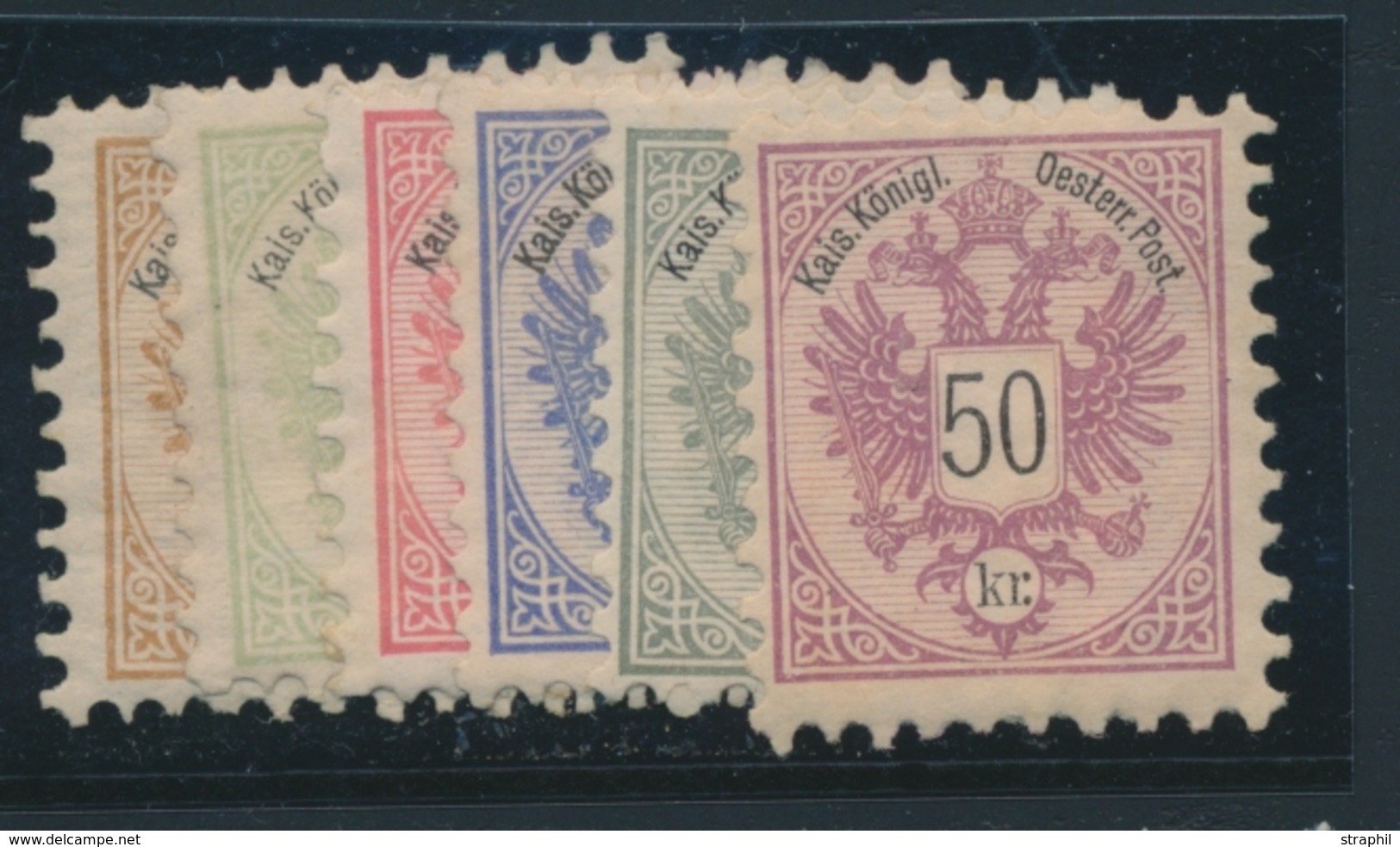 **/* AUTRICHE - **/* - N°40/45 - Maj. ** - TB Sauf Le N°42 B - Unused Stamps