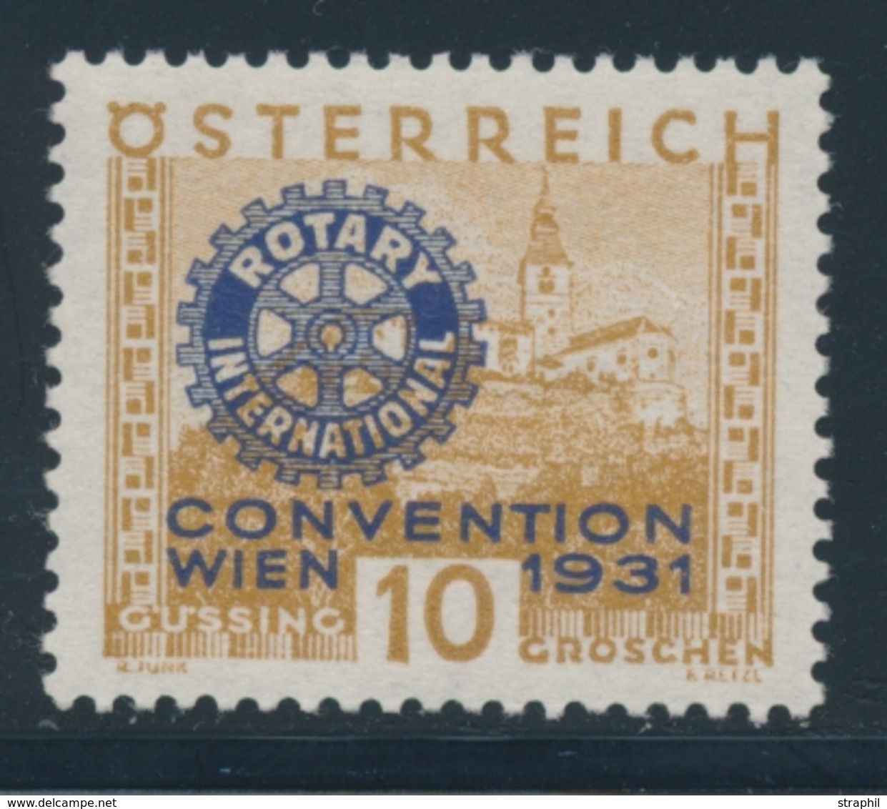 ** AUTRICHE - ** - N°398A/F - Convention Du Rotary - TB - Neufs