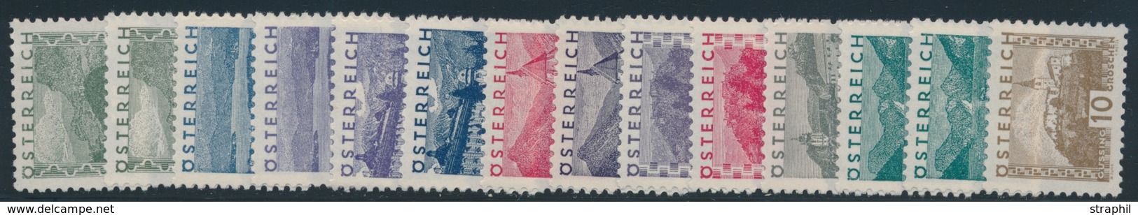 ** AUTRICHE - ** - N°405/18 - TF -TB - Unused Stamps