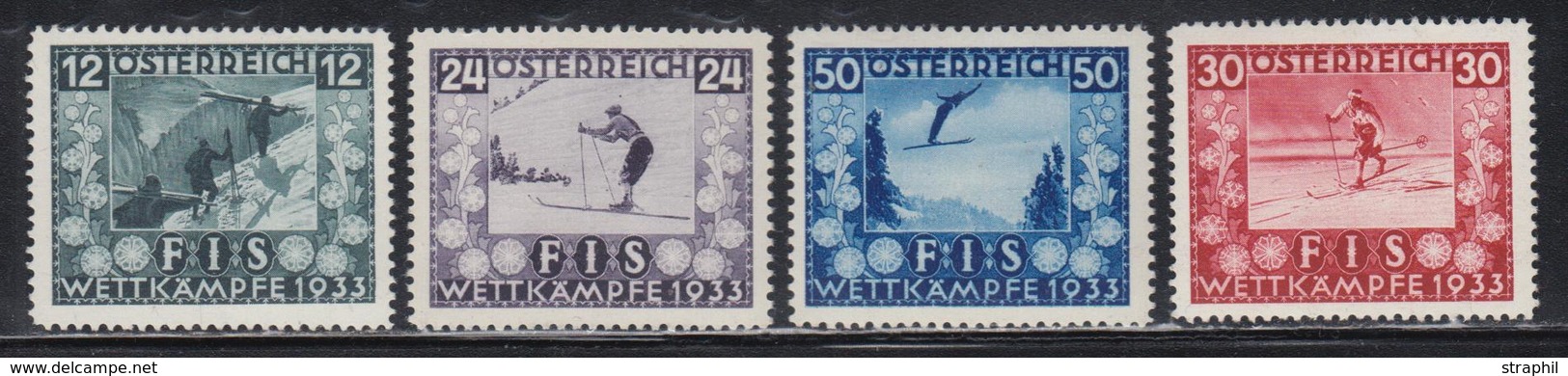 ** AUTRICHE - ** - N°426/29 - FIS - TB - Unused Stamps