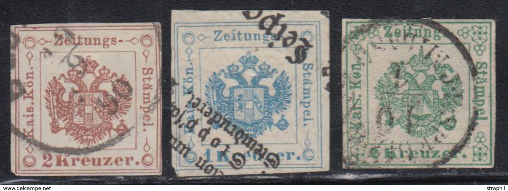 O AUTRICHE - TIMBRES TAXE-JOURNAUX - O - N°1/3 - TB - Taxe