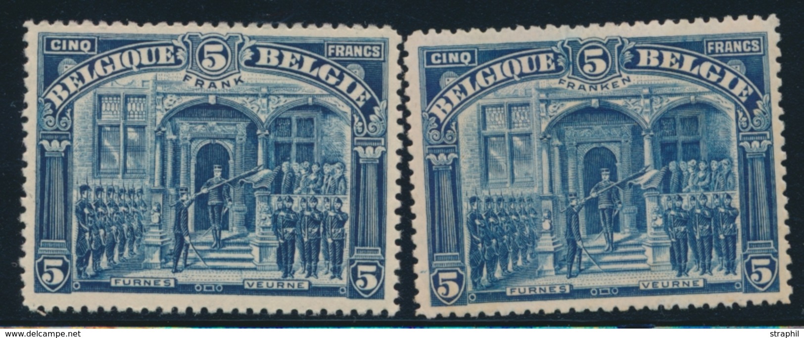 * BELGIQUE - * - N°147/48 - TB - 1849 Epaulettes