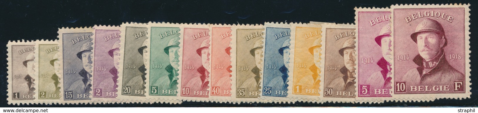 * BELGIQUE - * - N°165/78 - La Série De 14 Val - TB - 1849 Epaulettes