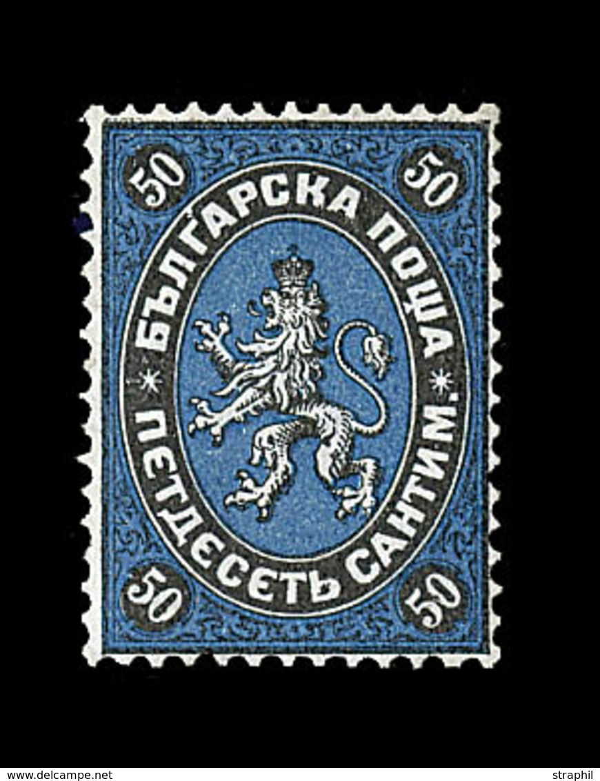 * BULGARIE - * - N°4 - 50c Noir Et Bleu - TB - Unused Stamps