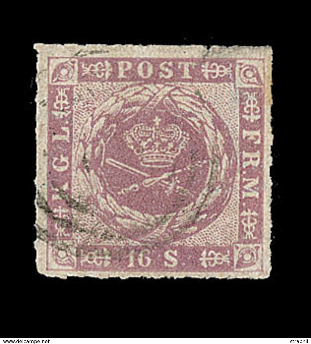 O DANEMARK - O - N°7 - 16s Lilas - TB - Used Stamps