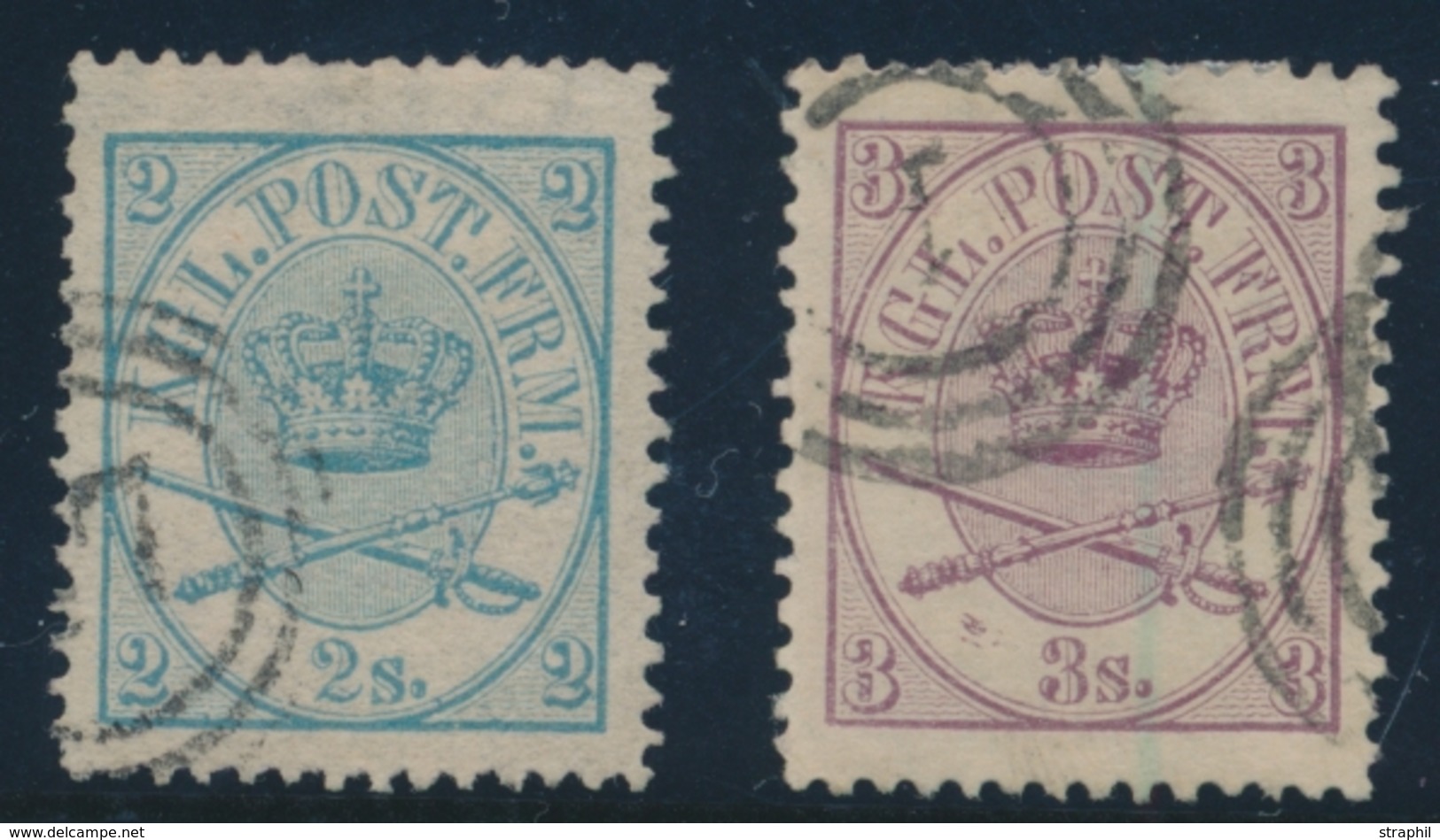 O DANEMARK - O - N°11/12 - Les 2 Val. - TB - Used Stamps