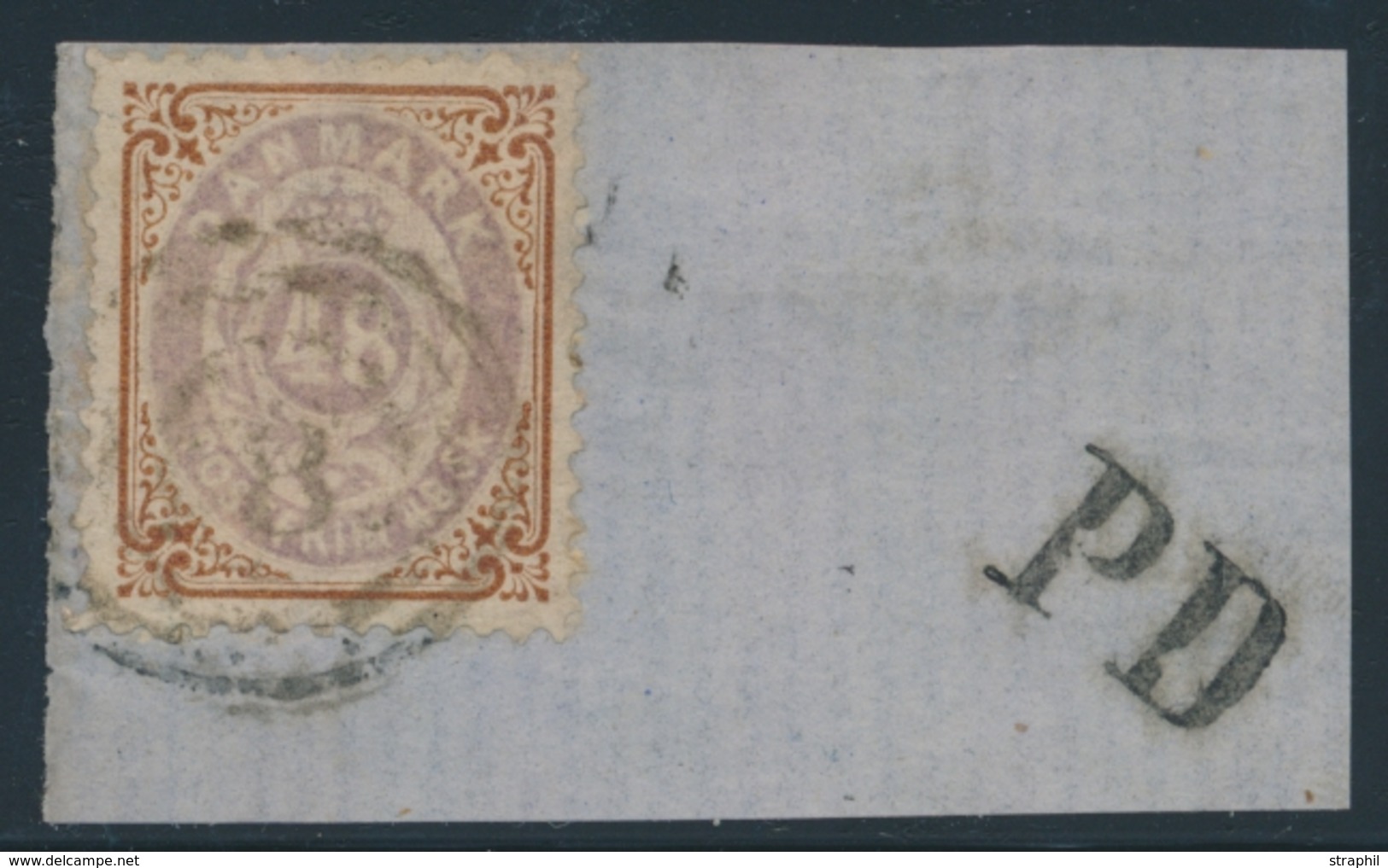 O DANEMARK - O - N°21 - 48s Bistre Et Lilas - TB - Used Stamps