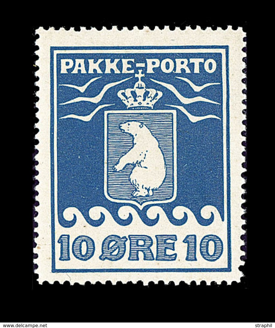 * DANEMARK  - GROENLAND - * - N°4a - 10Ø Bleu - TB - Other & Unclassified