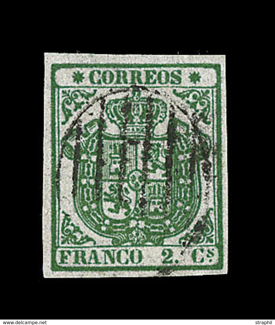O ESPAGNE - O - N°28 - 2c Vert - TB - ...-1850 Préphilatélie