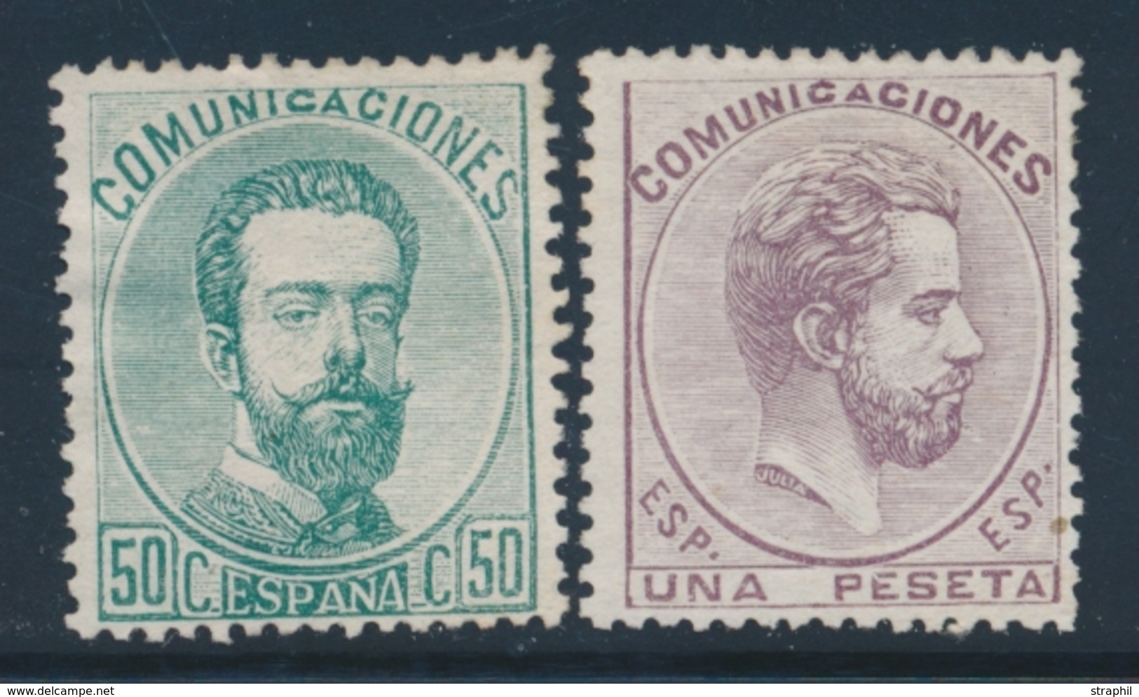 (*) ESPAGNE - (*) - N°125/26 - TB - ...-1850 Préphilatélie