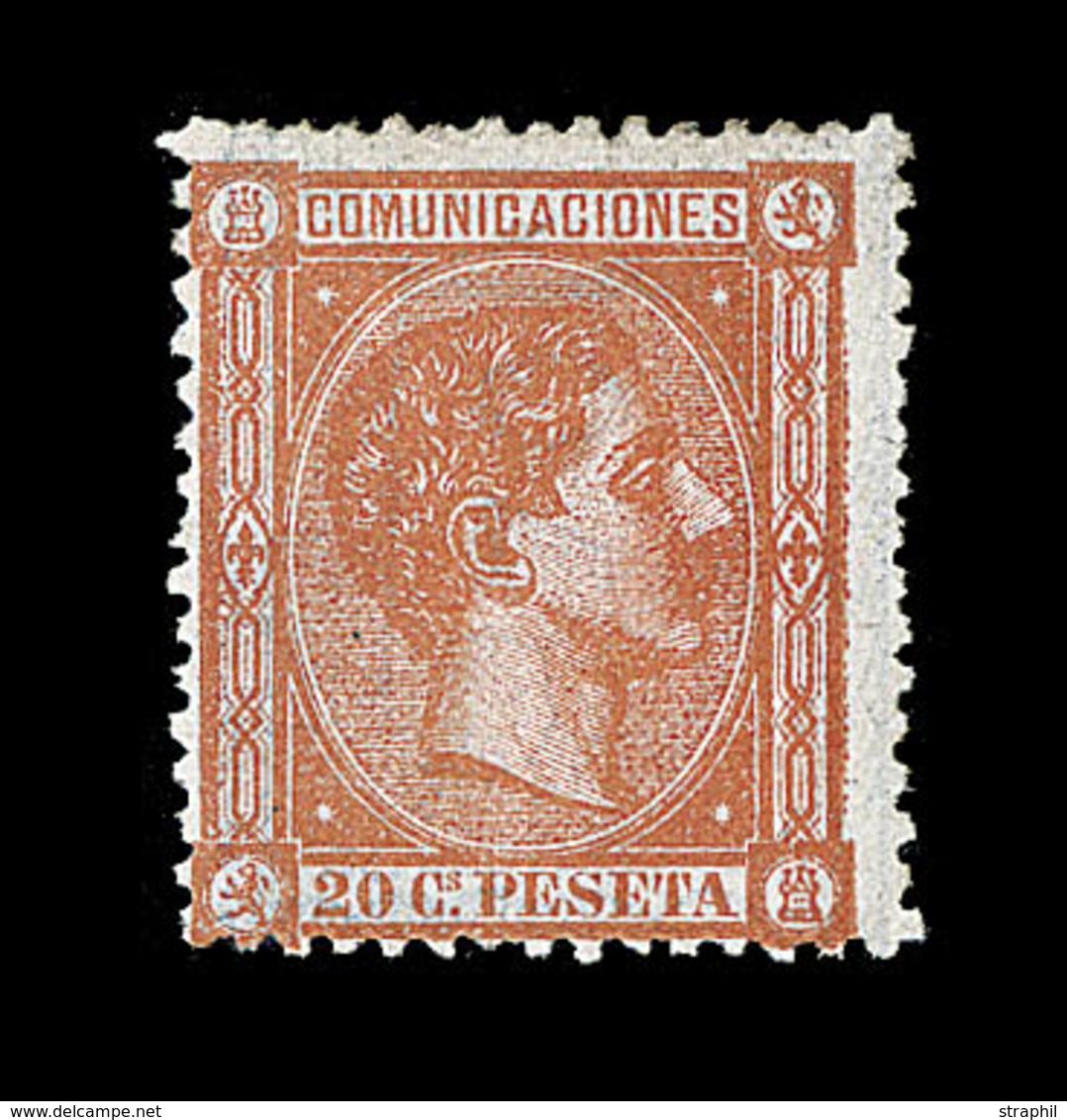 * ESPAGNE - * - N°156 - 20c Orange - TB - ...-1850 Vorphilatelie