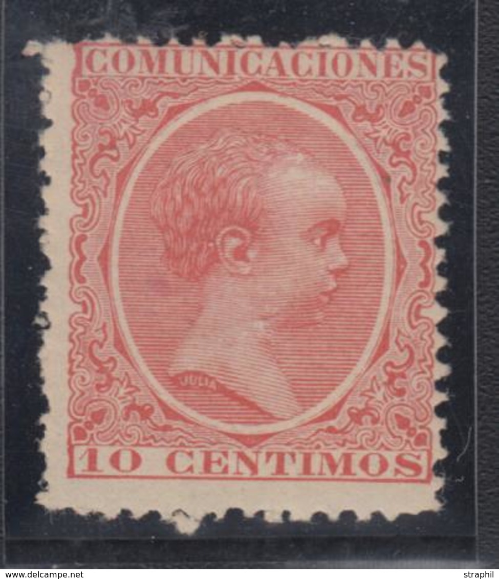 * ESPAGNE - * - N°201 - 10c Vermillon - TB - ...-1850 Préphilatélie