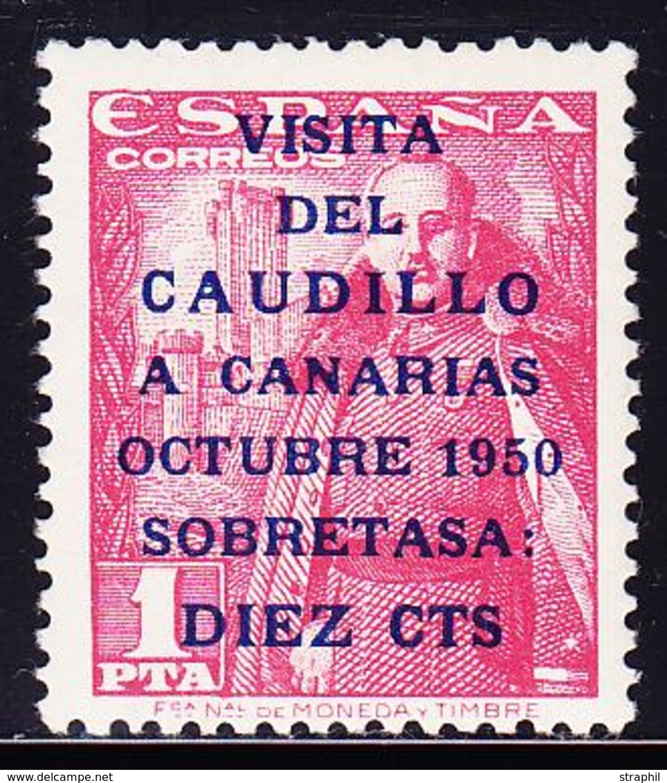 * ESPAGNE - * - N°807A - Caudillo - TB - ...-1850 Prephilately