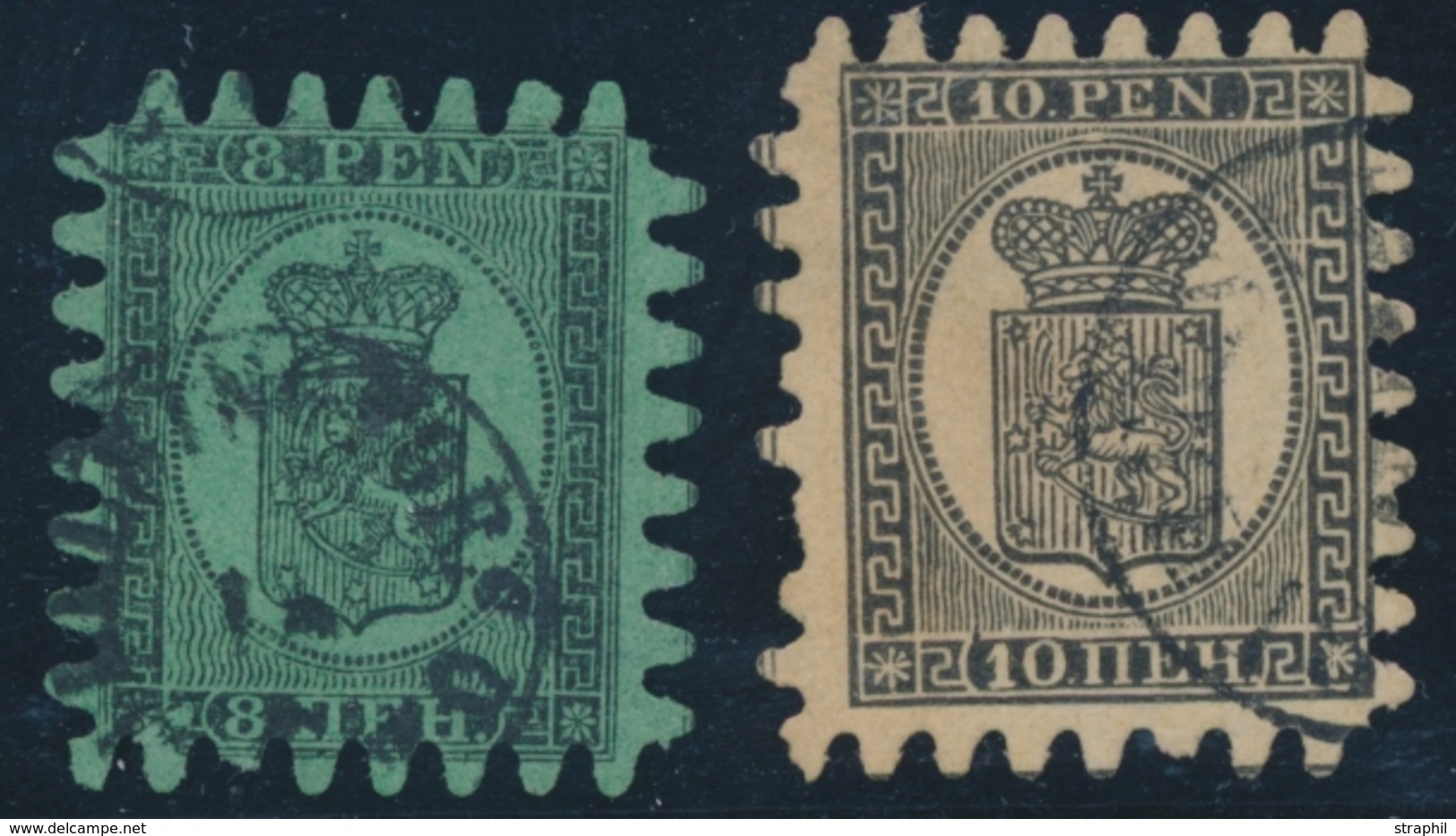 O FINLANDE - O - N°6/7 - Les 2 Val. - TB - Used Stamps