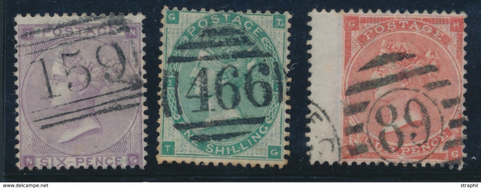 O GRANDE BRETAGNE - O - N°22, 24, 25 - TB - Used Stamps