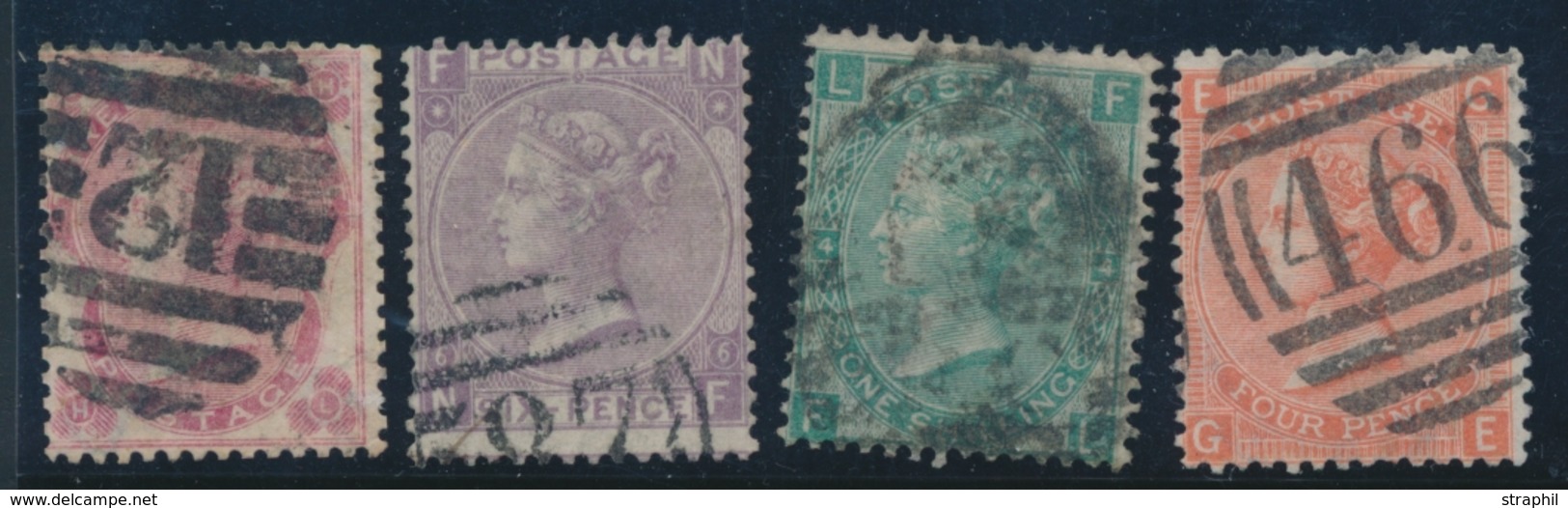 O GRANDE BRETAGNE - O - N°28, 29, 31, 32 - B/TB - Used Stamps