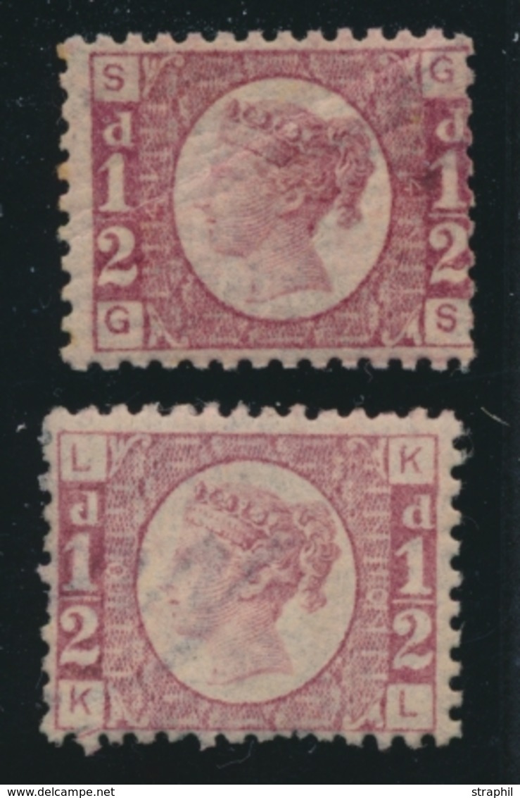 * GRANDE BRETAGNE - * - N°49x2 (pl. 4 Et 10) - B/TB - Used Stamps
