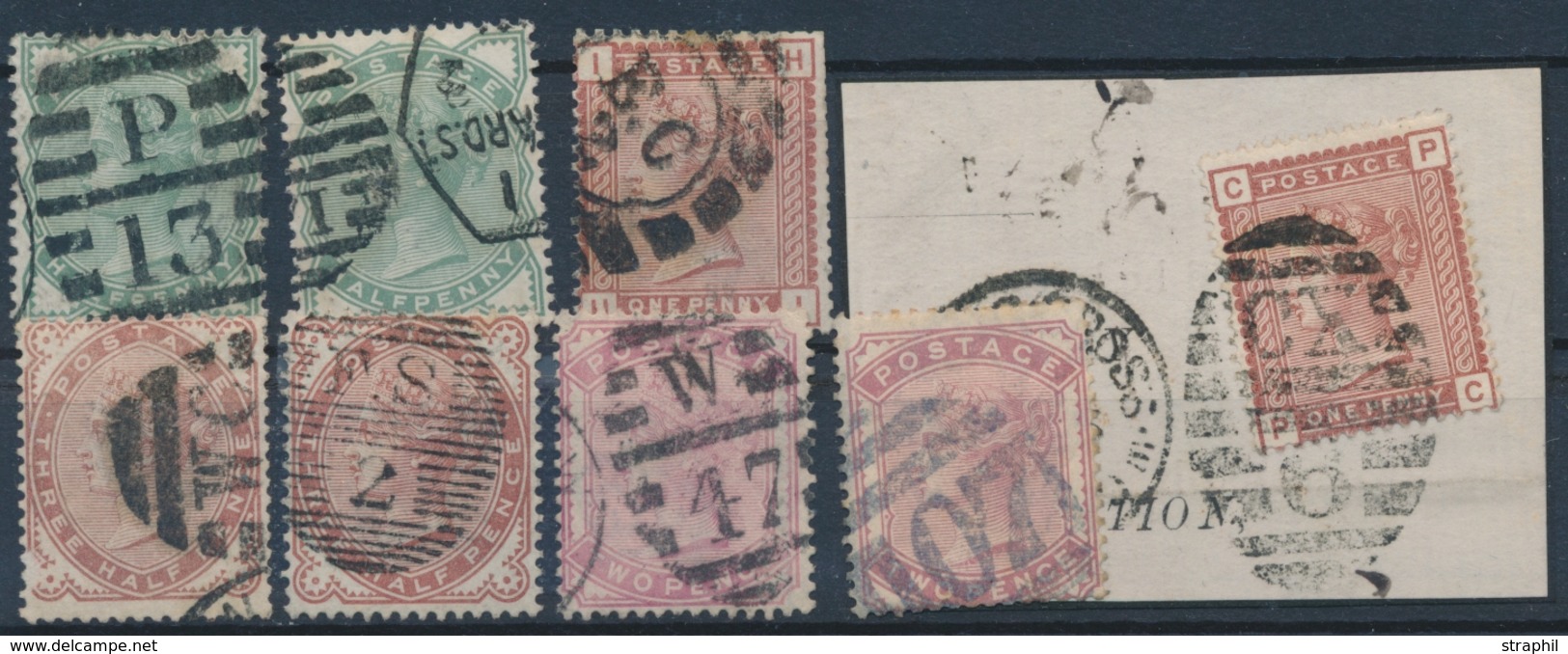 O GRANDE BRETAGNE - O - N°67/70 - Chaque X 2 - Obl. Diff. - B/TB - Used Stamps