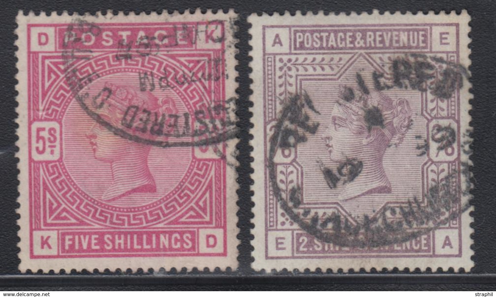 O GRANDE BRETAGNE - O - N°86, 87 - TB - Used Stamps