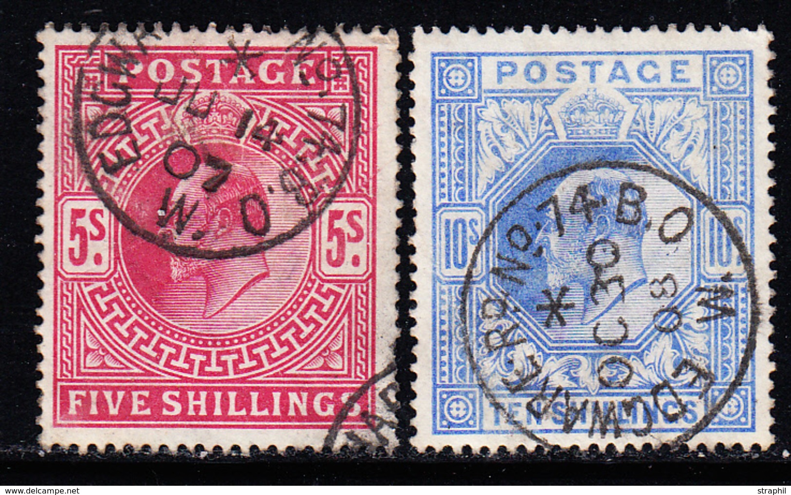 O GRANDE BRETAGNE - O - N°119/20 - 2 Val - Belles Oblit. - TB - Used Stamps