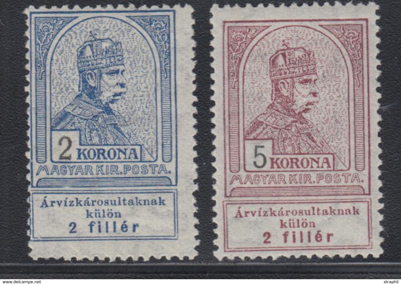 * HONGRIE  - * - N°121/22 - 2k Et 5k - TB - Used Stamps