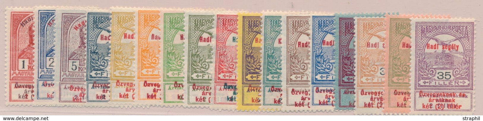 * HONGRIE  - * - N°125/41 - TB - Used Stamps