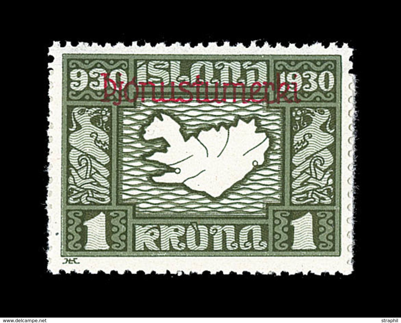 ** ISLANDE /SERVICE - ** - N°44/58A - TB - Other & Unclassified