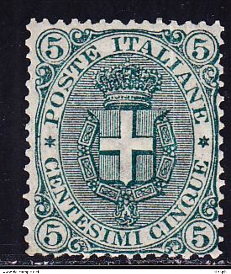 * ROYAUME D'ITALIE - * - N°57 - 5c Vert - TB - Neufs