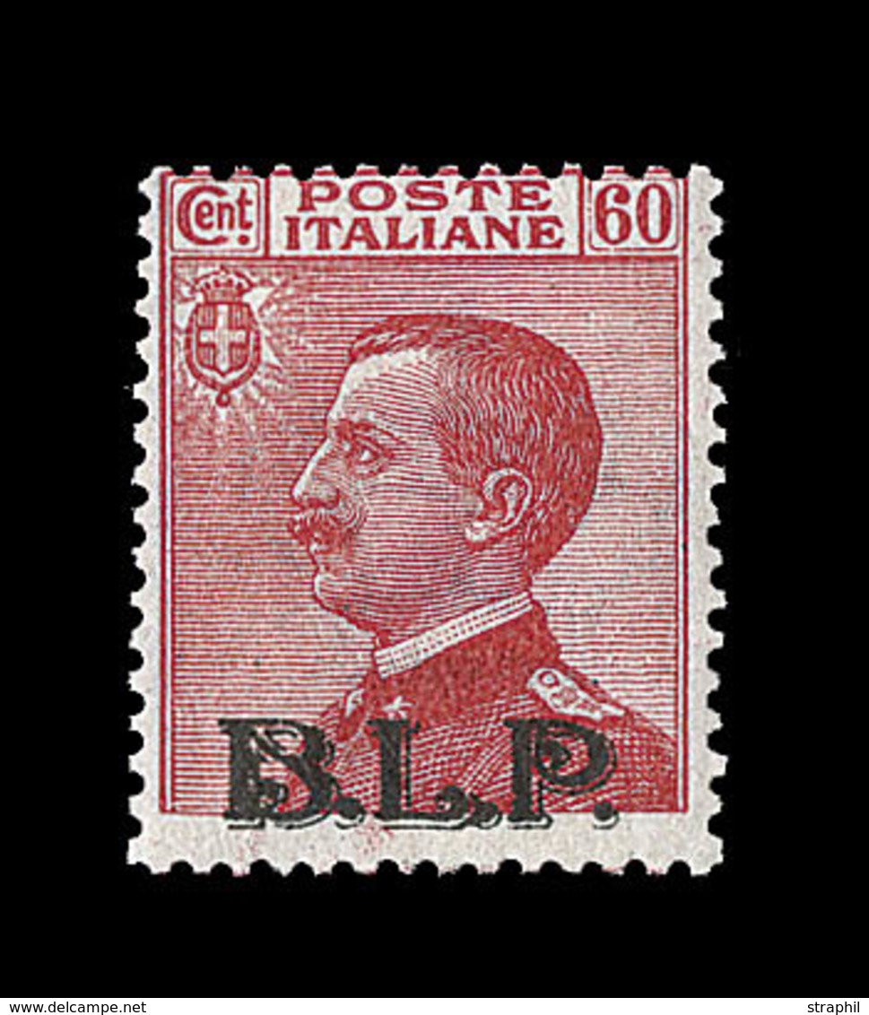 ** ITALIE - TIMBRES POUR ENV.RECLAME - ** - N°1 - 60c Rouge Carmin - Signé Champion - TB - Stamps For Advertising Covers (BLP)